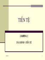 Bài giảng Tài chính tiền tệ chương 2