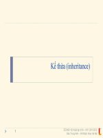 Kỹ thuật lập trình C/C++-Chương: Kế thừa pptx