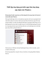 Thiết lập ứng dụng portable apps làm ứng dụng mặc định trên Windows pot