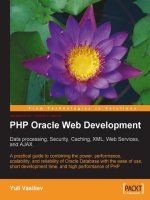 php oracle web development - data processing, security, caching, xml, web services, & ajax