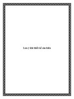 Lưu ý khi thiết kế sàn hiên potx