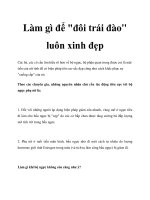 Làm gì để 
