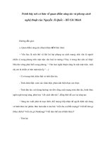 Trình bày nét cơ bản về quan điểm sáng tác và phong cách nghệ thuật của Nguyễn Ái Quốc - Hồ Chí Minh doc