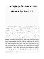 Kể lại một lần đi tham quan cùng các bạn trong lớp potx