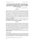 ỨNG DỤNG KỸ THUẬT TIÊU HÓA IN VITRO ĐỂ ĐÁNH GIÁ SỰ TIÊU HÓA DƯỠNG CHẤT VÀ SẢN XUẤT RƠM DINH DƯỠNG (NUTRITIONAL RICE STRAW) LÀM THỨC ĂN CHO TRÂU BÒ pptx