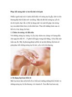 Phục hồi móng khô và hư tổn khi trời lạnh docx