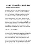 4 thách thức nghề nghiệp nên thử pdf