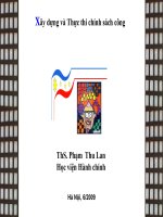 Xây dựng và Thực thi chính sách công docx