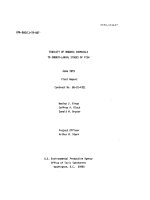 TOXICITY OF ORGANIC CHEMICALS TO EMBRYO-LARVAL STAGES OF FISH potx