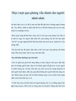 Mẹo vượt qua phỏng vấn dành cho người nhút nhát docx