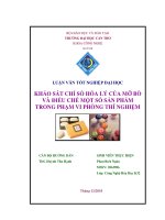 khảo sát chỉ số hóa lý của mỡ bò và điều chế một số sản phẩm trong phạm vi phòng thí nghiệm