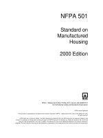 nfpa501 standard on manufacture housing 2000 edition