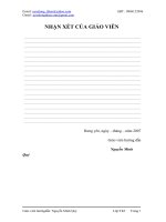 Quản lý Cán Bộ Giáo Viên ppt