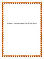 Chọn lọc một số bài ca dao báo hiếu pdf