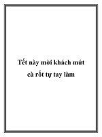 Tết này mời khách mứt cà rốt tự tay làm doc