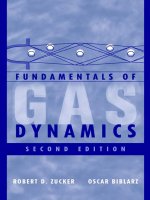 Fundamentals of gas dynamics, 2e   r  zucker, o  biblarz
