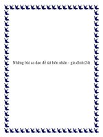 Những bài ca dao đề tài tình nghĩa vợ chồng pdf