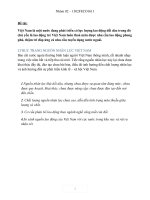 Đề tài: Kinh tế lao động ppt