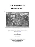 THE ASTRONOMY OF THE BIBLE pptx