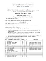 đề thi tốt nghiệp cao đẳng nghề-kỹ thuật chế biến món ăn-môn thi thực hành nghề mã đề thi ktcbma – th (26)