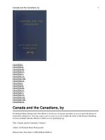 Canada and the Canadians Volume I ppt