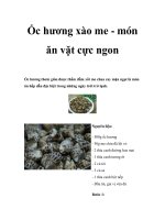 Ốc hương xào me - món ăn vặt cực ngon ppt