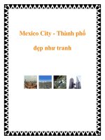 Mexico City - Thành phố đẹp như tranh docx