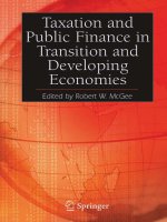 Taxation and Public Finance in Transition and Developing Economies docx