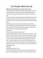 Lời khuyên dành cho mẹ pptx