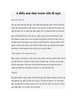 6 điều nên làm trước khi đi ngủ potx