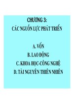 CHUONG 3 CAC NGUON LUC PHAT TRIEN