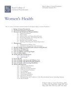 Royal College of General Practitioners Curriculum Statement 10.1 pot