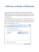 5 điều bạn có thể làm với Bluetooth ppt