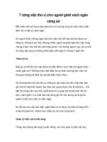 7 công việc thú vị cho người ghét vách ngăn công sở ppt