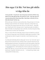 Đảo ngọc Cát Bà: Nơi lưu giữ nhiều vẻ đẹp tiềm ẩn ppt