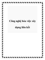 Công nghệ hóa việc xây dựng liên kết pot