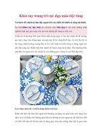 Khéo tay trang trí cực đẹp mùa tiệc tùng potx