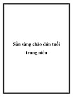 Sẵn sàng chào đón tuổi trung niên pot
