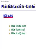 Phân tích tài chính kinh tế pdf