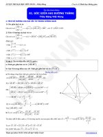 Chuyên Đề 01 hình học không gian