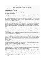 Pháp luật về hợp đồng trong họat động kinh doanh docx