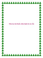 Món ăn, bài thuốc chữa bệnh từ cúc tần. pptx