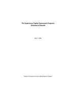 The Supervisory Capital Assessment Program: Overview of Results pot