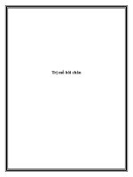 Trị mồ hôi chân! docx