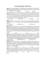 Đề thi thử đại học môn Vật Lý hay và khó