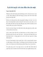 Lợi ích tuyệt vời của dầu cho da mặt pdf