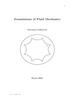 Foundations of fluid mechanics   giovanni  gallavotti