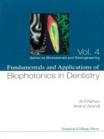 Fundamentals and Applications of Biophotonics in Dentistry Vol.4 doc