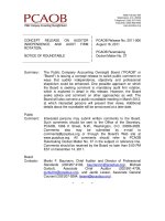 CONCEPT RELEASE ON AUDITOR INDEPENDENCE AND AUDIT FIRM ROTATION doc