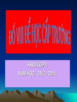 Đố vui để học khối 4